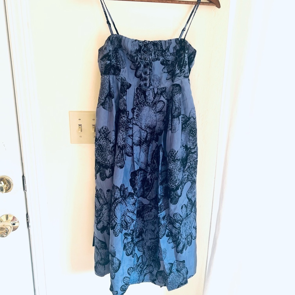 Moulinette Soeurs On/Off Shoulder Floral  Dress Size 2